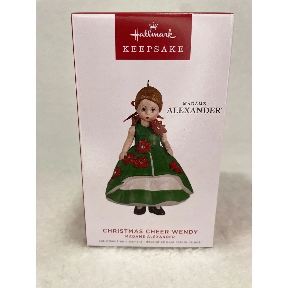 Hallmark Keepsake 2022 Christmas Cheer Wendy Madame Alexander Ornament NIB‎
